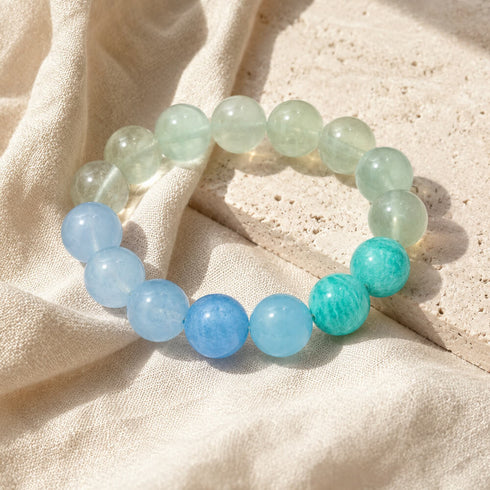 Aquamarine Crystal Bracelet 1