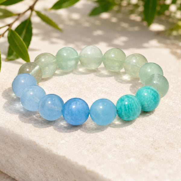 Aquamarine Crystal Bracelet 3
